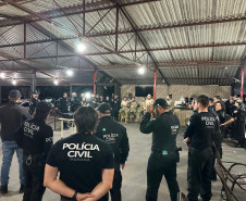 PCPR prende oito pessoas durante operação contra o tráfico de drogas no Noroeste 