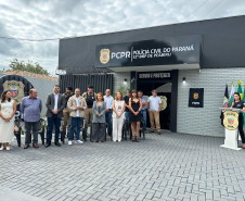 Novos espaços: após reforma, PCPR reinaugura Delegacia de Peabiru