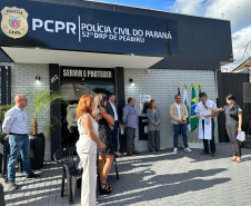 Novos espaços: após reforma, PCPR reinaugura Delegacia de Peabiru