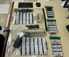 PCPR prende homem em flagrante e apreende armas em Congonhinhas