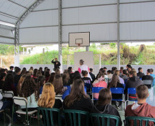 PCPR realiza palestras para alunos de colégio estadual em Queimadas 