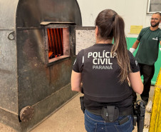 PCPR incinera mais de 1,3 mil quilos de drogas em Piraquara