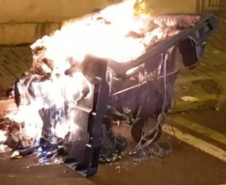 Polícia Civil identifica e indicia homem por incendiar lixeiras no centro de Francisco Beltrão