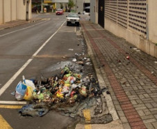 Polícia Civil identifica e indicia homem por incendiar lixeiras no centro de Francisco Beltrão