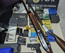 PCPR cumpre mandado de busca e apreende armas e munições em Iporã