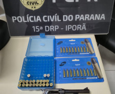 PCPR cumpre mandado de busca e apreende armas e munições em Iporã
