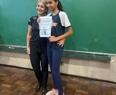 PCPR participa de premiação em Colégio Estadual de Rolândia 