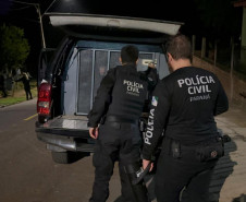 PCPR prende cinco pessoas em operação contra crimes violentos em Clevelândia