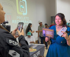PCPR reúne vítimas para evento de devolução de celulares recuperados em Cascavel