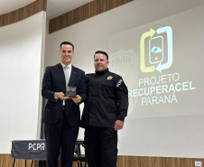 PCPR reúne vítimas para evento de devolução de celulares recuperados em Cascavel