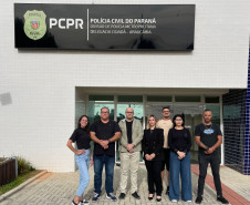 PCPR recebe estudantes de Direito para visita técnica à delegacia de Araucária