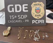 PCPR prende três pessoas em operação contra furtos de joias em Cascavel