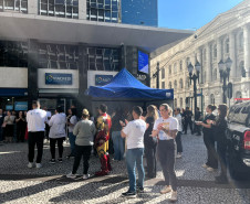 PCPR participa de Caminhada do Bem-Estar de Autocuidado no Centro de Curitiba 