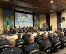 PCPR realiza abertura do IX Curso de Operações Táticas Especiais
