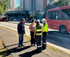 PCPR participa de blitz educativa em alusão ao Maio Amarelo na Capital