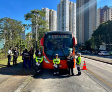 PCPR participa de blitz educativa em alusão ao Maio Amarelo na Capital