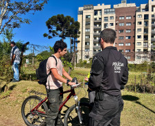 PCPR participa de blitz educativa em alusão ao Maio Amarelo na Capital