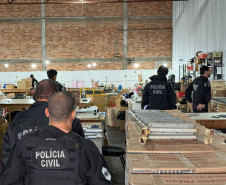 PCPR apreende mais de 20 mil produtos falsificados e prende três homens em São Sebastião da Amoreira