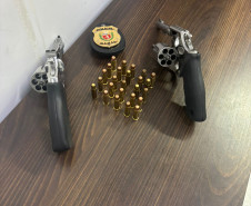 PCPR e Guarda Municipal prendem duas mulheres por posse ilegal de arma de fogo em Pinhais