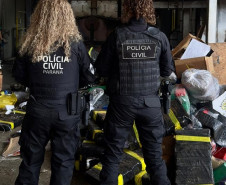 PCPR incinera quase três toneladas de drogas apreendidas pelas forças de segurança de Ponta Grossa 