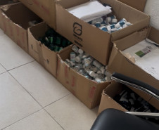 PCPR apreende cerca de quatro mil suplementos nutricionais falsificados e prende homem em Bocaiuva do Sul