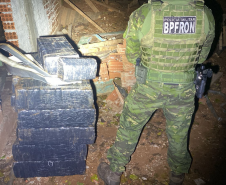 Ação entre PMPR, PCPR e PF apreende meia tonelada de maconha em Foz do Iguaçu 