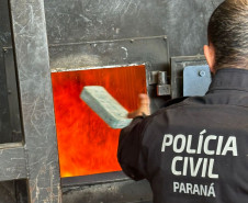 PCPR incinera mais de 1,6 tonelada de drogas em Arapongas