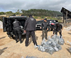 PCPR incinera maior carga de cocaína já apreendida em Curitiba 
