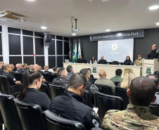 PCPR inicia primeira edição do Curso de Operações Policiais com Cães