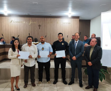 PCPR realiza solenidade de transmissão de titularidade em delegacia de Iretama 