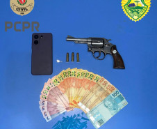 PCPR e PMPR prendem homem por receptação, tráfico e posse de arma em Paraíso do Norte
