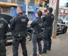 PCPR prende três pessoas em operação contra o tráfico de drogas e tentativa de homicídio em Telêmaco Borba