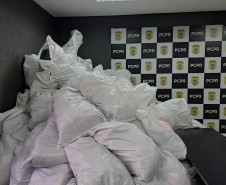 PCPR e Receita Federal prende homem em flagrante e apreendem grande quantidade de produtos falsificados, em Curitiba