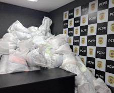 PCPR e Receita Federal prende homem em flagrante e apreendem grande quantidade de produtos falsificados, em Curitiba