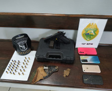 PCPR e PMPR prendem um homem por homicídio e cumprem mandado de busca em Guarapuava