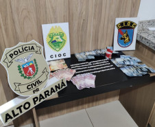 PCPR prende três pessoas por tráfico e associação ao tráfico de drogas em Alto Paraná