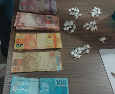 PCPR e PMPR prendem homem em flagrante por tráfico de drogas e exploração de jogos de azar em Paranacity 