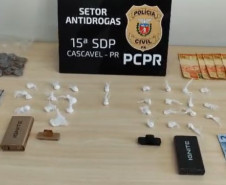 PCPR prende homem por tráfico de drogas em Cascavel