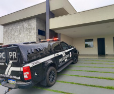 PCPR prende três homens por tráfico de drogas e lavagem de capitais, e bloqueia casa de luxo em Foz do Iguaçu