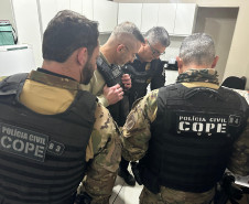 PCPR prende três em operação contra suspeitos de sequestro seguido de homicídio na RMC