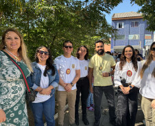 PCPR marca presença na Caminhada do Meio-Dia contra o feminicídio 