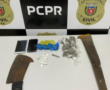 PCPR prende casal em flagrante por tráfico de drogas em Santa Isabel do Ivaí 