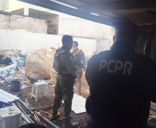 Forças de Segurança realizam ação para combater o furto e receptação de fios de cobre em Cascavel