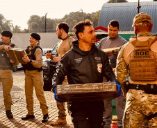 PCPR incinera 10 toneladas de drogas apreendidas em Cascavel e região 