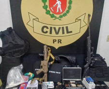 PCPR prende dois homens em flagrante e apreende diversos itens em Piraquara 