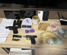 PCPR prende oito pessoas em operação contra o tráfico de drogas no Norte do Paraná