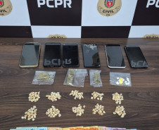 PCPR prende três pessoas vinculadas a um homicídio e tráficos de drogas em Mandirituba