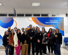 PCPR participa de uma roda de conversa com estudantes da SENAC em Francisco Beltrão
