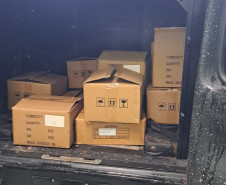 PCPR cumpre mandado de busca e apreensão, e apreendem rolamentos em Curitiba