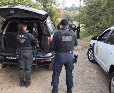 PCPR prende três pessoas em flagrante pelo crime de tráfico de drogas em Ponta Grossa
